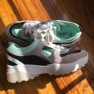 AU Air Underground Lavendar & Blue Chunky Sneaker